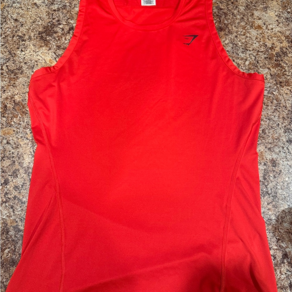 Gymshark Bright Red Men's Tank Top